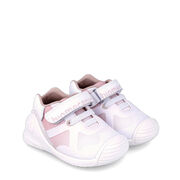 Biomecanics 242150-D ZAPATO SPORT ELASTICOS BLANCO Y ROSA (REJILLA)