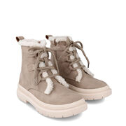 Garvalin 231560-B BOTIN CORDONES Y PELO TAUPE (MAT)