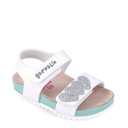 Garvalin 242451-B SANDALIA BIO CORAZONES BLANCO (CHAMPION)