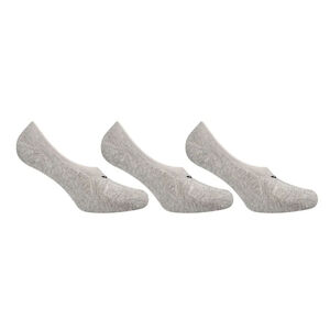 FILA F1252/3-400 GREY FILA UNISEX SILICONE HEEL INSIDE GHOST 3 PACKS