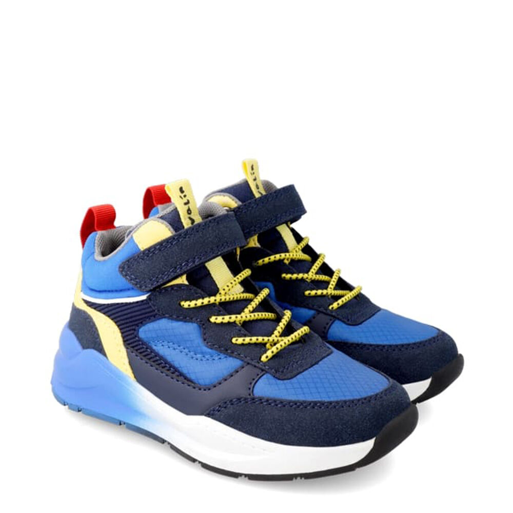 Garvalin 221661-B BOTIN CORDONES URBAN AZUL Y AMARILLO (MAT)