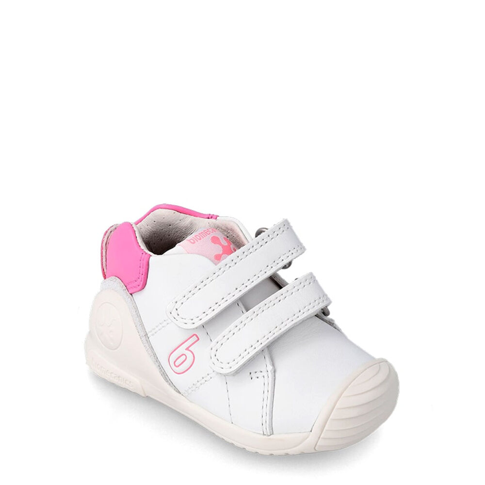 Biomecanics 222125-C ZAPATO SPORT BASICO BLANCO Y ROSY (SAUVAGE)