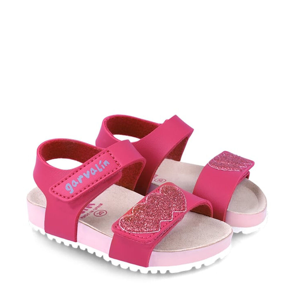 Garvalin 242451-A SANDALIA BIO CORAZONES FUCSIA (CHAMPION)